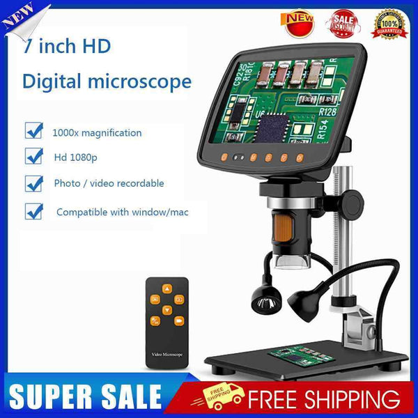 LED Digital Microscope 1000X HD Industrial Video Microscope for Repair Soldering