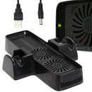Fan with Dual Dock Stand for the XBOX Games Console 360