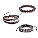 Multi-Layer Handmade PU Retro Braided Bracelet Jewelry for Men Women(9)