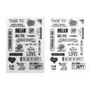 Thank You Silicone Transparent Stamp DIY Scrapbooking Decor Clear Stamp