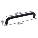 Kitchen Door Cabinet Straight Handle Furniture Hardware Space Aluminum Handle