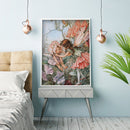 5D DIY Round Drill Diamond Painting Fairies Art Mosaic Home Bedroom Decor Gift