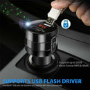 Player Dual USB Charger Car FM Transmitter Handsfree Car Kit Wireless Bluetooth