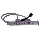 Motherboard USB 2.0 Cable Adapter Rear Disk Holder