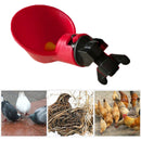 Pigeon Automatic Nipple Drinking Cup Quail Bird Chicken Drinker Bowl (Red) Newly