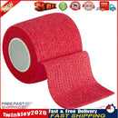 Self Adhesive Elastic Bandage Sports Wrist Protector Tape (Red 10cmx4.5m) Newly
