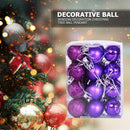 24pcs/box Christmas Balls 3cm Hanging Shopping Mall Ceiling Ornament (E) Newly