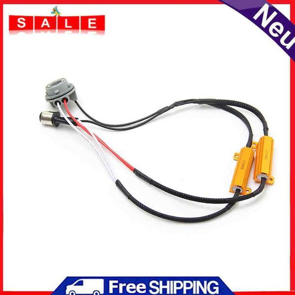 2pcs 1157 LED Automotive Resistance Power Resistor Load Decoding Resistor 50W