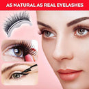 Portable No Magnet Self-adhesive False Eyelashes Set Women Beauty Accessories