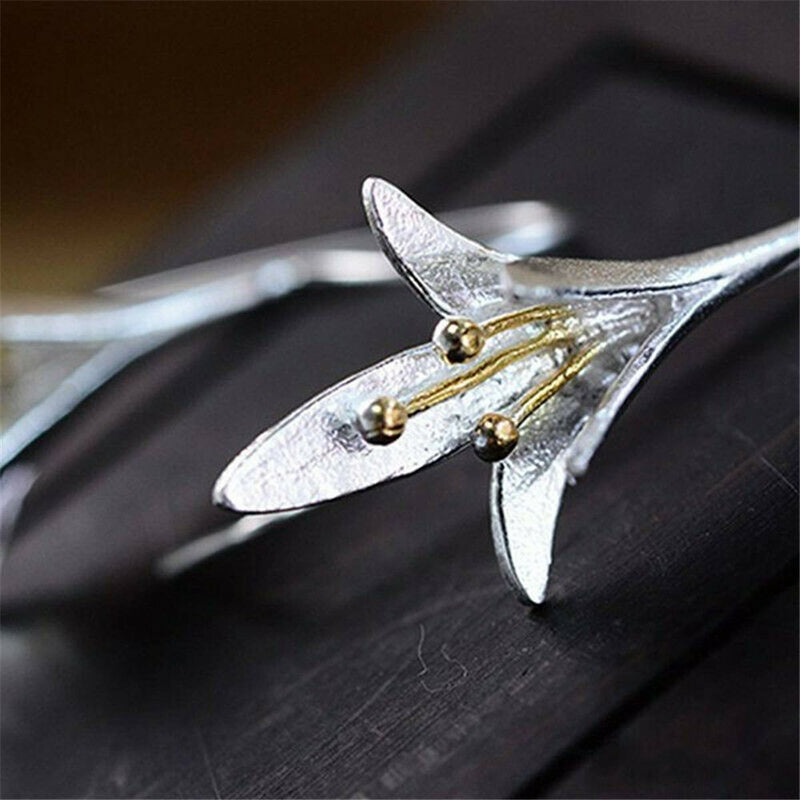 Women Crack Shell Flower Petal Earrings Jewelry Drop Earrings Dangle Stud