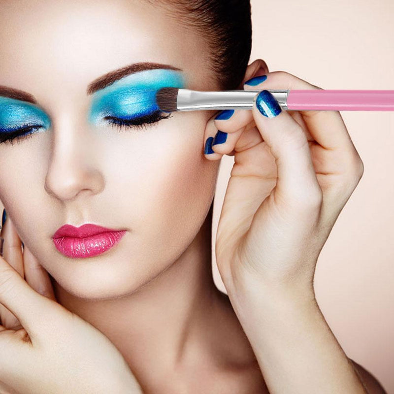 7pcs Soft Hair Wood Handle Eyeshadow Brush Cosmetics Makeup Brushes Set (C)