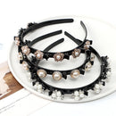 Twist Hairclips Rhinestone Hairstyle Double Bangs Double Layer Headbands