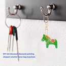 DIY Full Drills Diamond Paintng Special-shaped Girl Bag Animal Pendant Key Chain