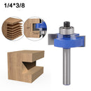 1/4 Shank Milling Cutter Wood Carving T-Sloting Router Bit Type Slotting Machine