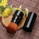 Retractable Cosmetic Brush Makeup Contour Foundation Blush Tool (Black) Newly