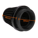 Universal 48mm 49mm 50mm Motorcycle Air Intake Filter Cleaner Double Layer St