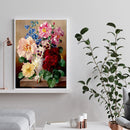 Oil Paint By Numbers A Bouquet Coloring Picture Digital Drawing
