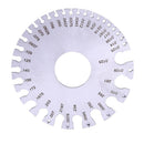 Stainless Steel AWG Thick Ruler Tool Measure Diameter Pressure Gauge 0-36 Wirest
