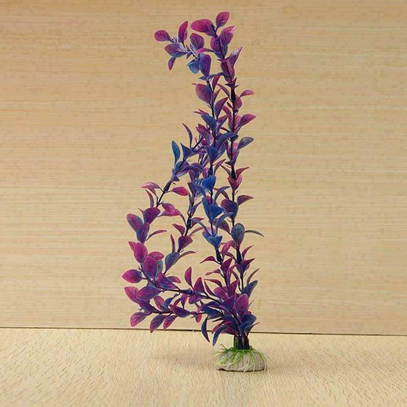 25cm Fish Tank Aquarium Ornament Decor Artificial Plastic Plant Und Grass V1I8