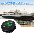 D3 Car Motorcycle DC 12-24V Digital Panel Voltmeter Voltage Meter (Green) Newly