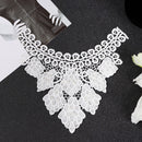 Lace Fabric Applique Embroidery Embroidered Lace Collar Neckline Accessories