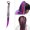 Girls Color Wig Braider Rubber Band Hair Tie Rope Headdress Hair Accessories