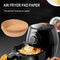100pcs Air Fryer Liner Mat Paper Baking Mats + Transparent Disposable Glove