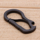 Metal Fast Buckle Outdoor Keychain EDC Equipment Titanium Alloy Carabiner Newly