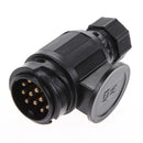 13 PIN EURO PLASTIC PLUG 12V CARAVAN TRAILER ELECTIRC PLUG MAYPOLE MP128 Newly