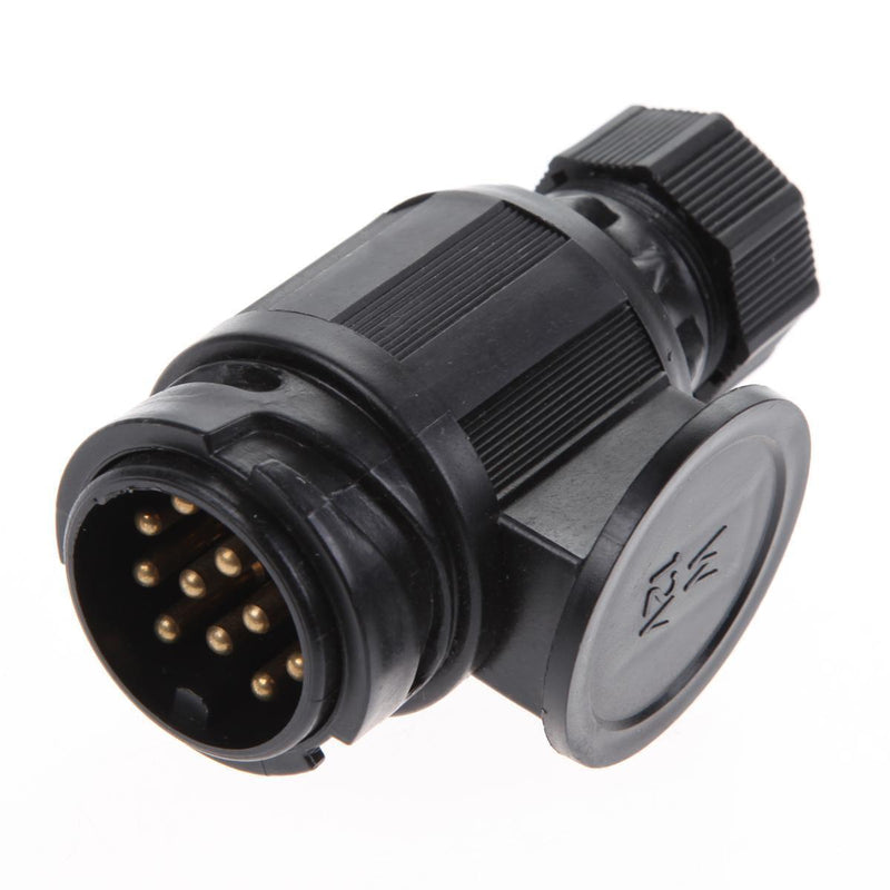 13 PIN EURO PLASTIC PLUG 12V CARAVAN TRAILER ELECTIRC PLUG MAYPOLE MP128 Newly