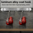Wall Mounted Hooks Coats Clothes Hat Row Hook Towel Hanger Rack(5 Hooks Newly