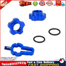 VXM 2pcs/Set MTB Bike Schrader Presta Valve Wheel Converter Nut Rim (Blue) Newly