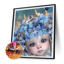 Handmade DIY Full Round Drill Diamond Painting 5D big eyes girl Poster Newly