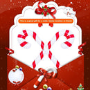Inflatable Candy Canes PVC Candy Canes Balloons Costume Prop (90cm Stripe)