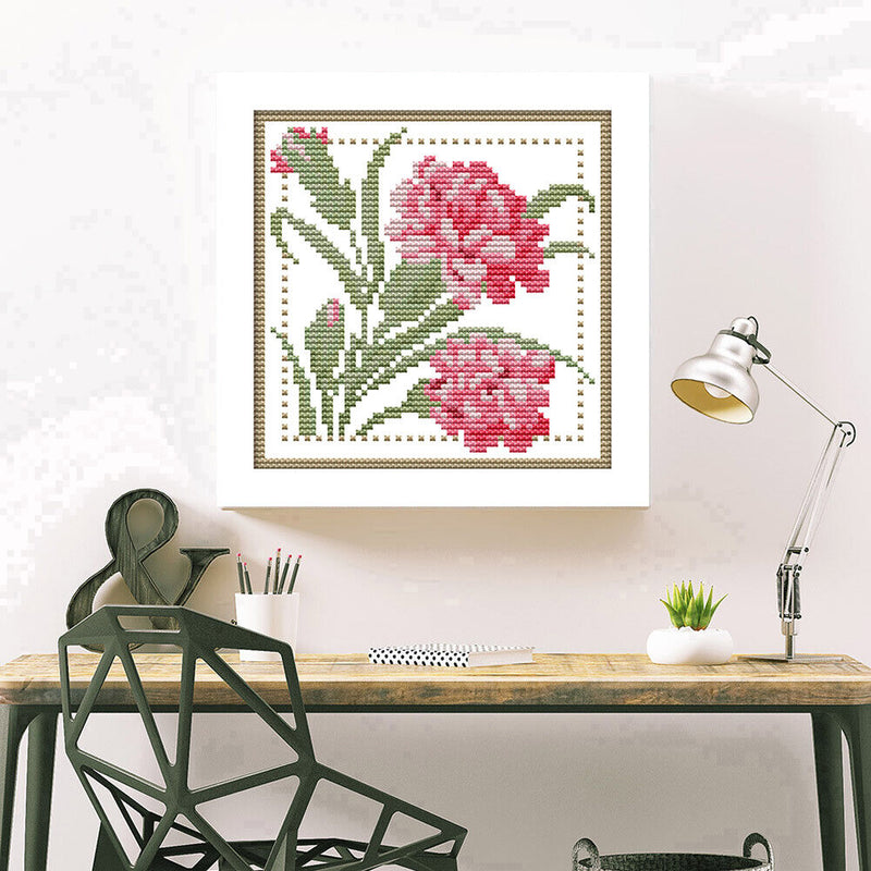 Partial Cross Stitch Kits January 14CT Counted DIY Needlework Decor (H423)