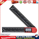 200mm Digital Protractor Ruler Inclinometer Goniometer Measuring Tool (A) Newly