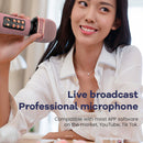 WS-898 Karaoke Bluetooth-Compatible Microphone Wireless Sing Mic Kit (Pink)