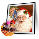 Diamond Painting 5D Full Round Drill Mosaic DIY Happy Santa Claus Wall Decor Kit