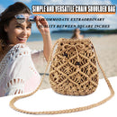 Weave Shoulder Crossbody Messenger Bucket Bag Summer Beach Vacation Small Purse
