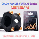 6x MTB Stem Bolts M5x18mm Titanium Plated Allen Hex Head Stem Screws with Was