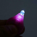 Small Compact Keyring LED LIGHT TORCH White Keychain Portable Flashlight D9D8