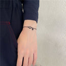 Fashion Punk Simple Gothic Planet Bracelet Adjustable Stars