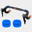 2pcs Bike Handlebar Tape Ring Anti-Skid Bicycle Handle Strap Sleeve (Blue)
