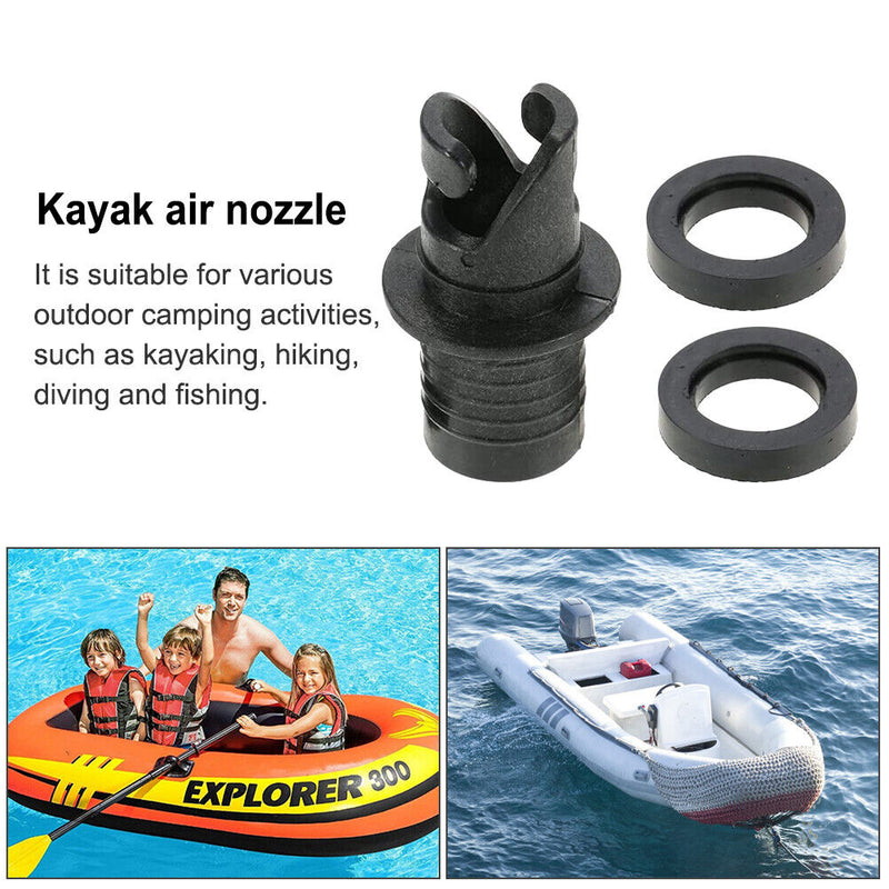 Kayak Inflatable Air Nozzle Valve Hose Adapter Rowing Diving Boats Accessor