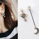 Korean Style Moon Star Planet Drop Dangle Earrings Women O3V4 Jewelry Top  best