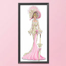 14CT Counted Cotton Thread Cross Stitch Kit DIY Noblewoman Embroidery Needlework