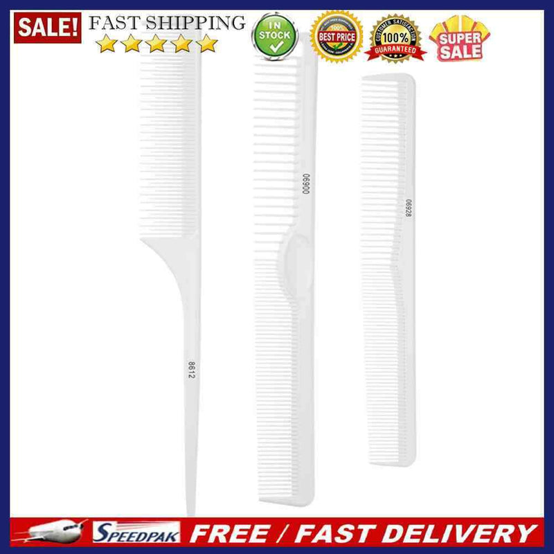 3pcs Anti Static Hairdresser Barber Salon Hair Cutting Comb Styling Tools