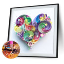 Calligraphy Painting 5D DIY Full Drill Rhinestone Mosaic Art Picture for Home