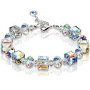 student fashion Geometric Shape Bracelet adjustable Crystals Link Chain