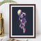 5D DIY Cartoon Astronaut Full Round Diamond Painting Picture Kits Wall Art Craft